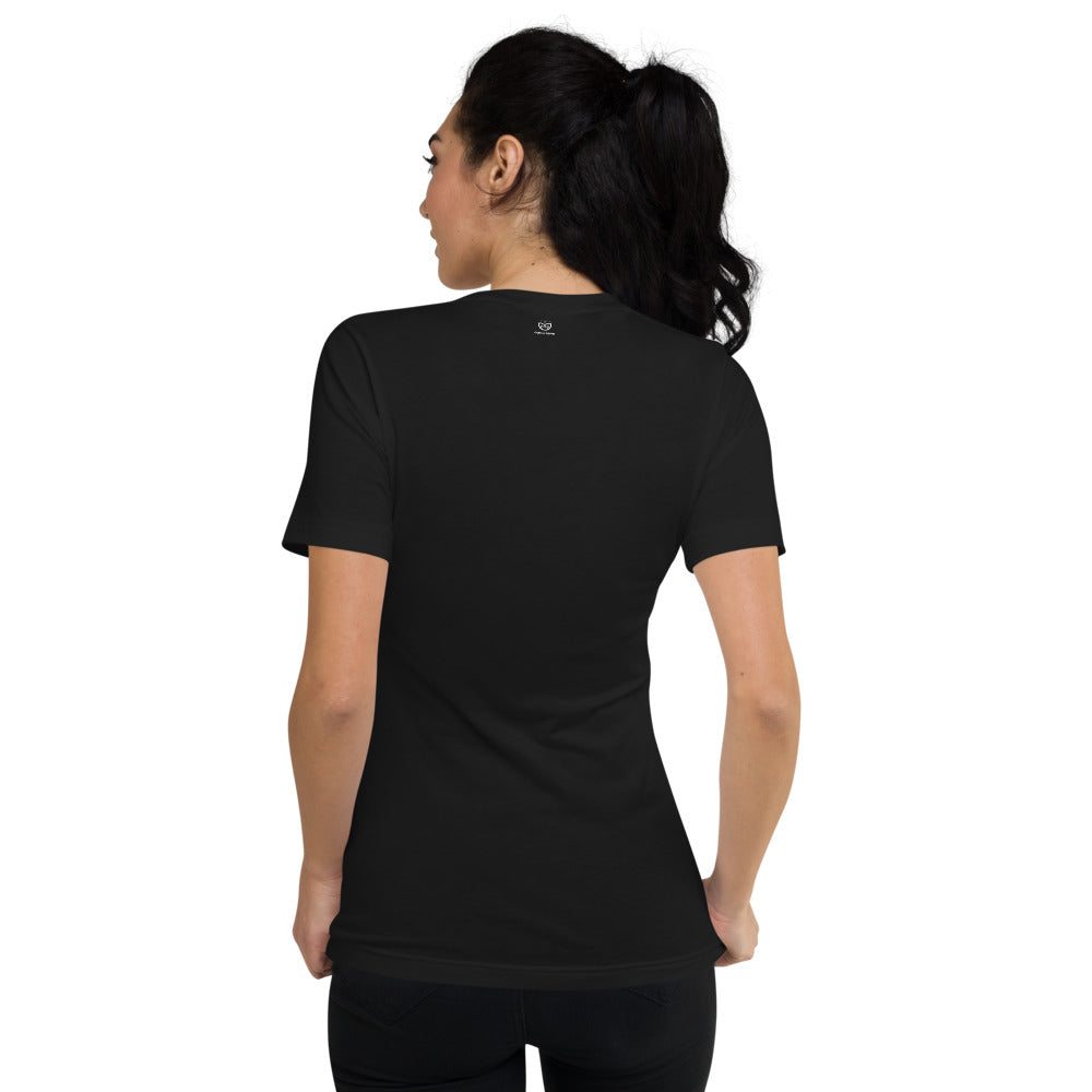 Short Sleeve V-Neck T-Shirt (black)