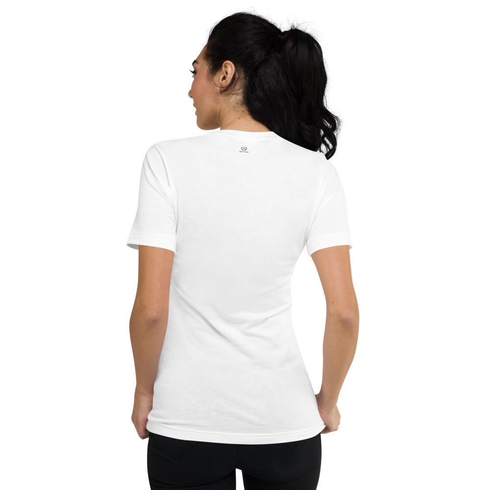 Short Sleeve V-Neck T-Shirt (white)