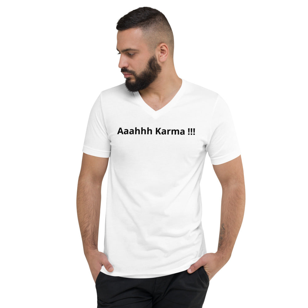 Short Sleeve V-Neck T-Shirt (white)